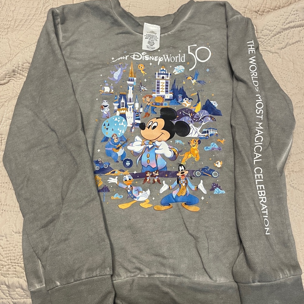 Mickey and Friends Pullover for Kids – Walt Disney World 50th Anniversary